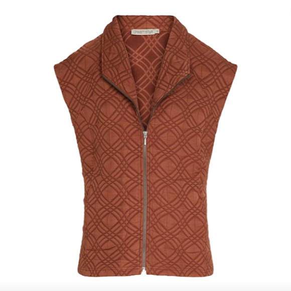 DS - Jinx quilted vest - toffee