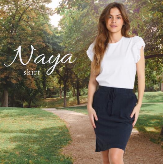KA - Naya knee-length skirt