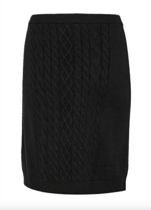 CR - Dela knit skirt - black