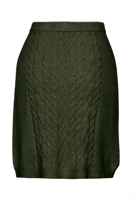 CR - Dela knit skirt - olive