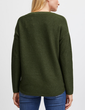 FR - Cemelange rifle green sweater