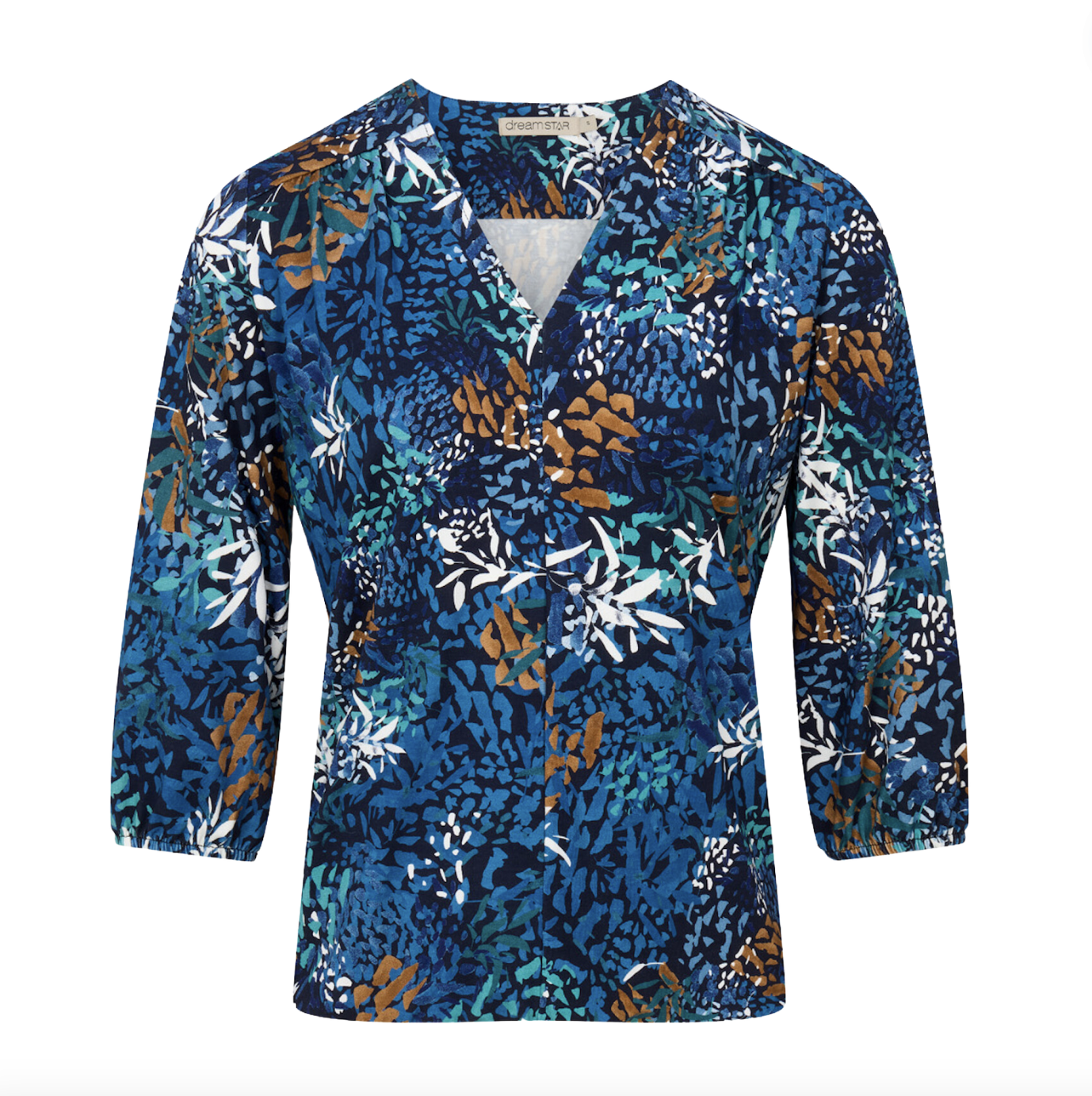 DS - Jeanny top - indigo print