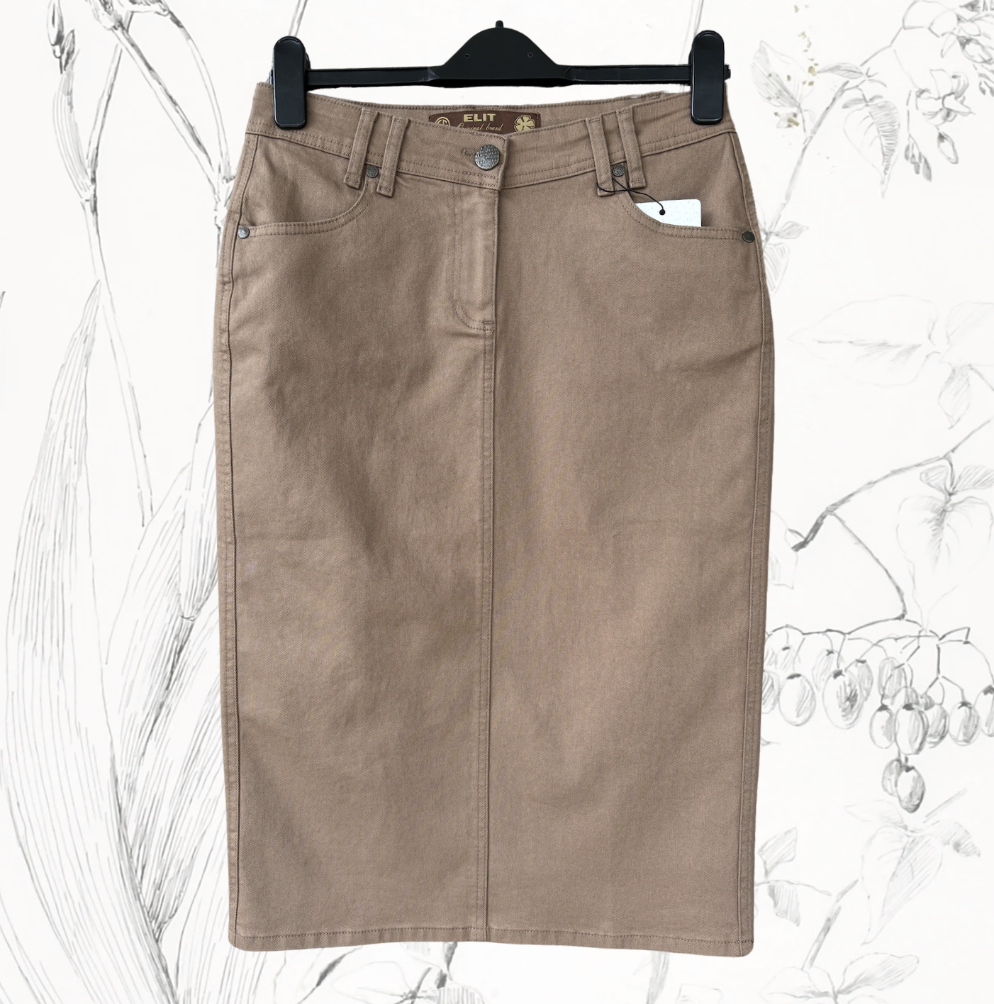 EL - Chloe skirt - dark sand