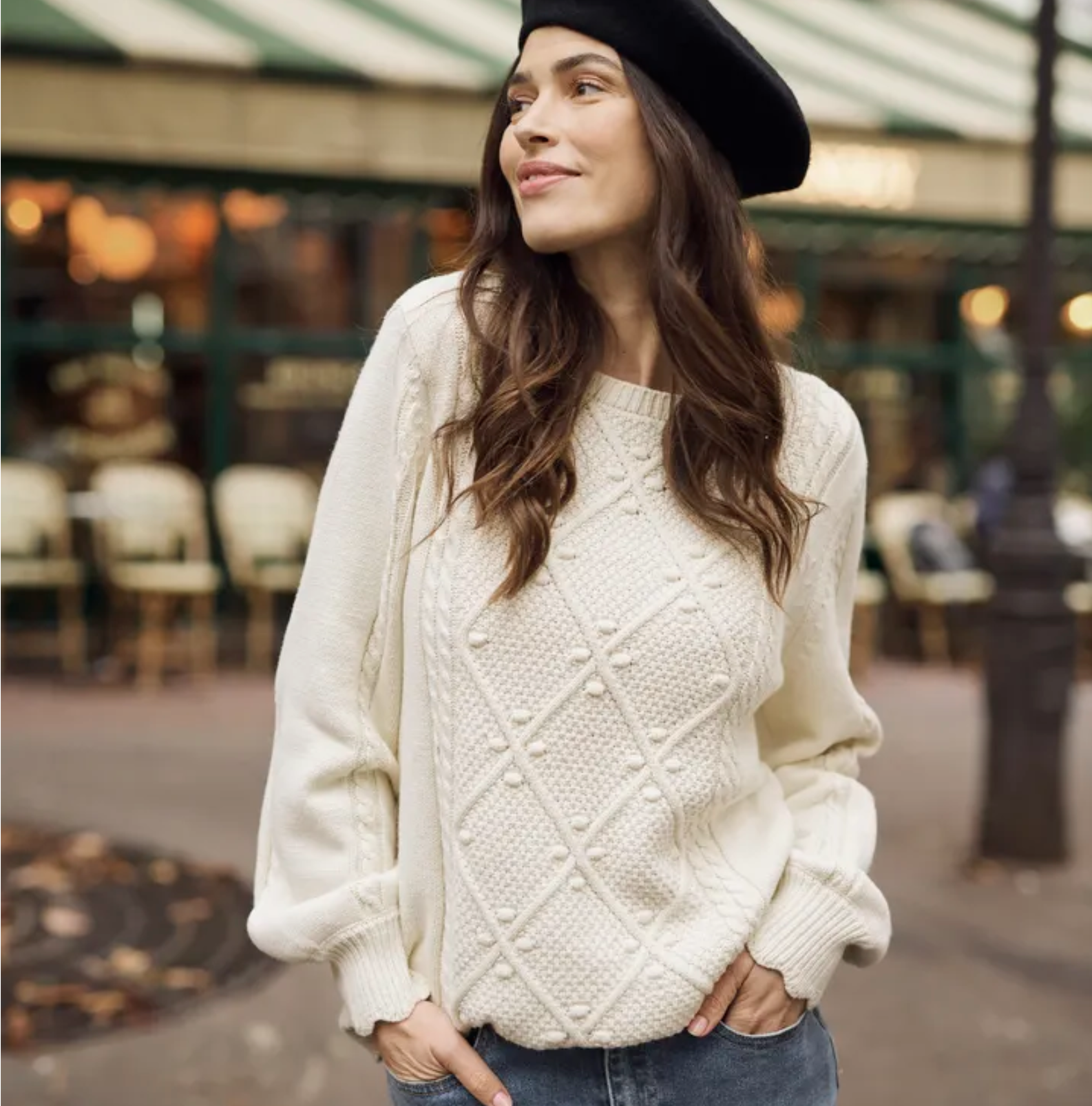 CR - Muka sweater - eggnog