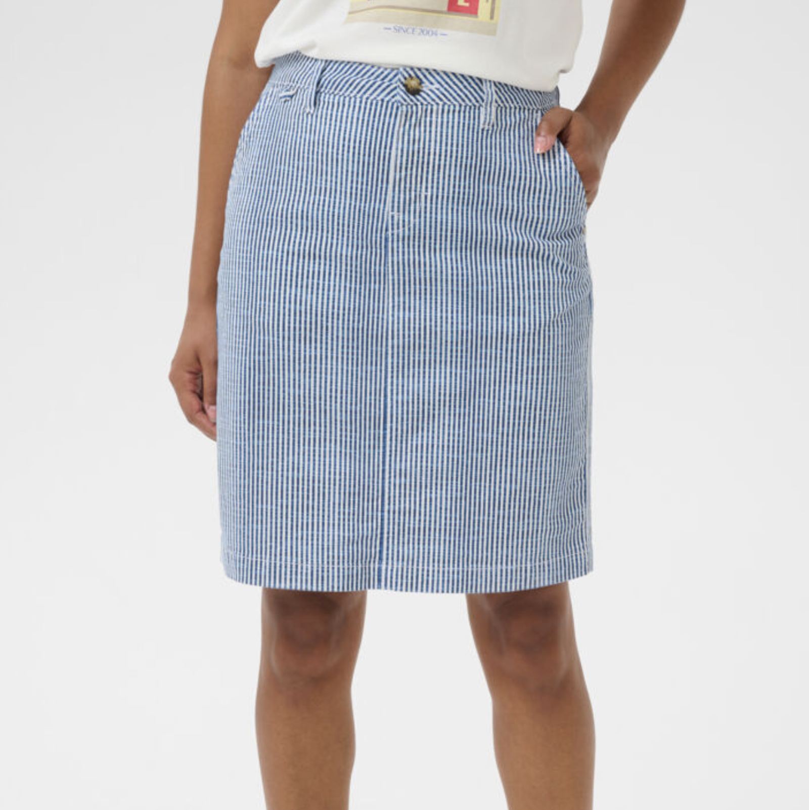 CR - Berta skirt - blue stripe