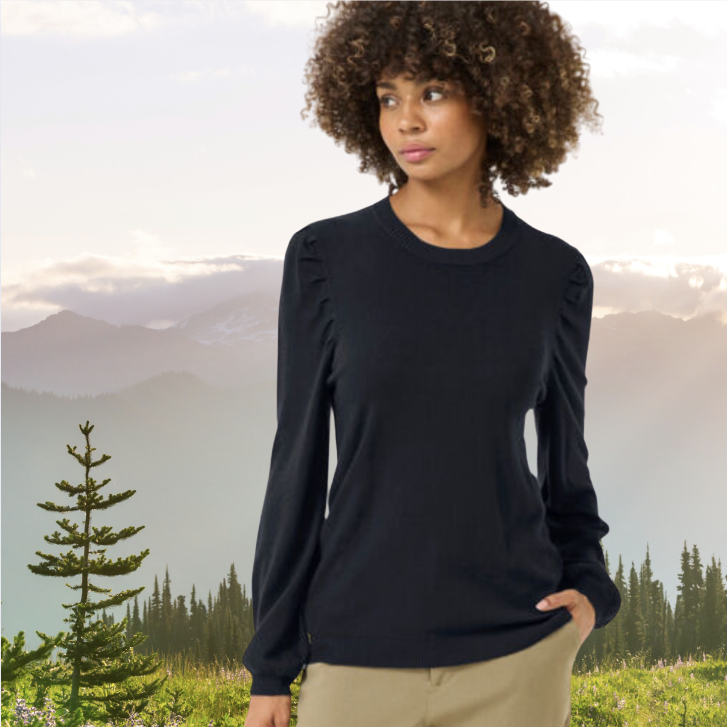 CU - Annemette sweater - navy