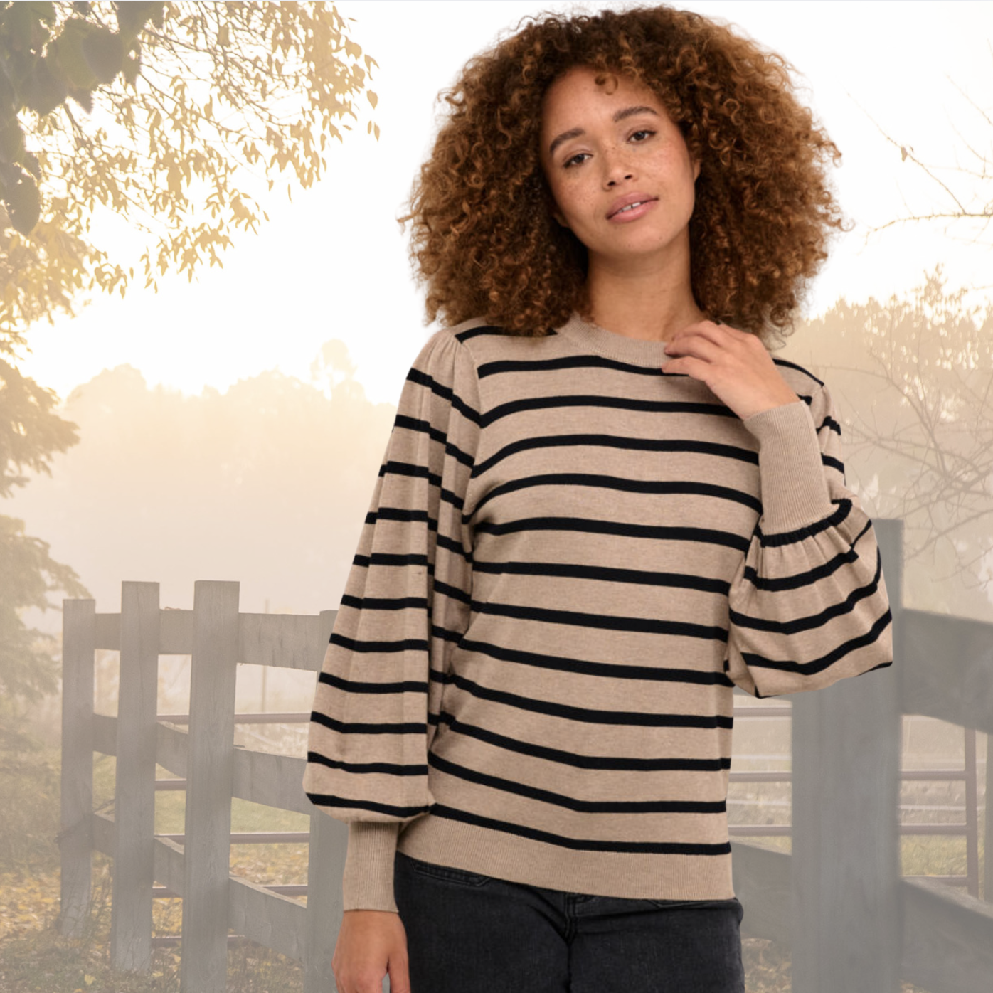 KA - Lizzy striped knit pullover