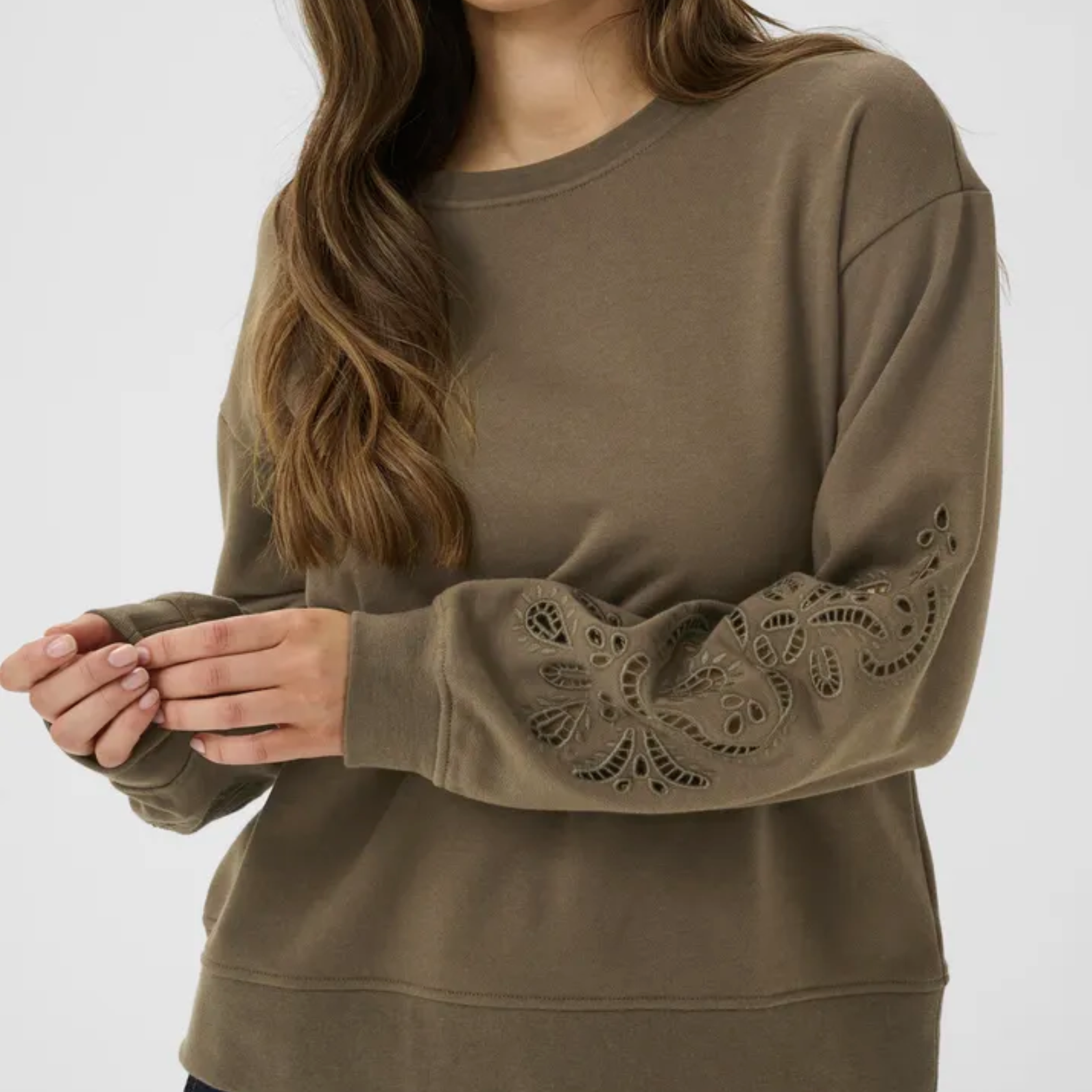 CR - Josie sweatshirt - canteen