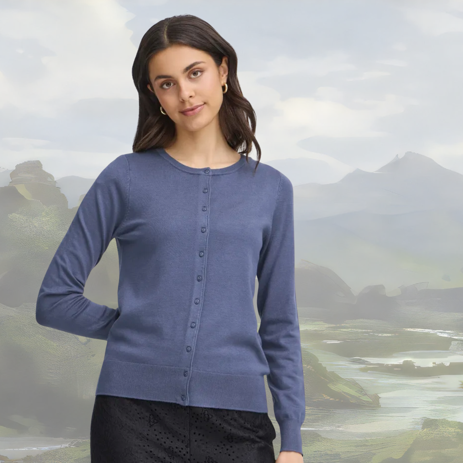 FR - Zubasic cardigan - bering sea