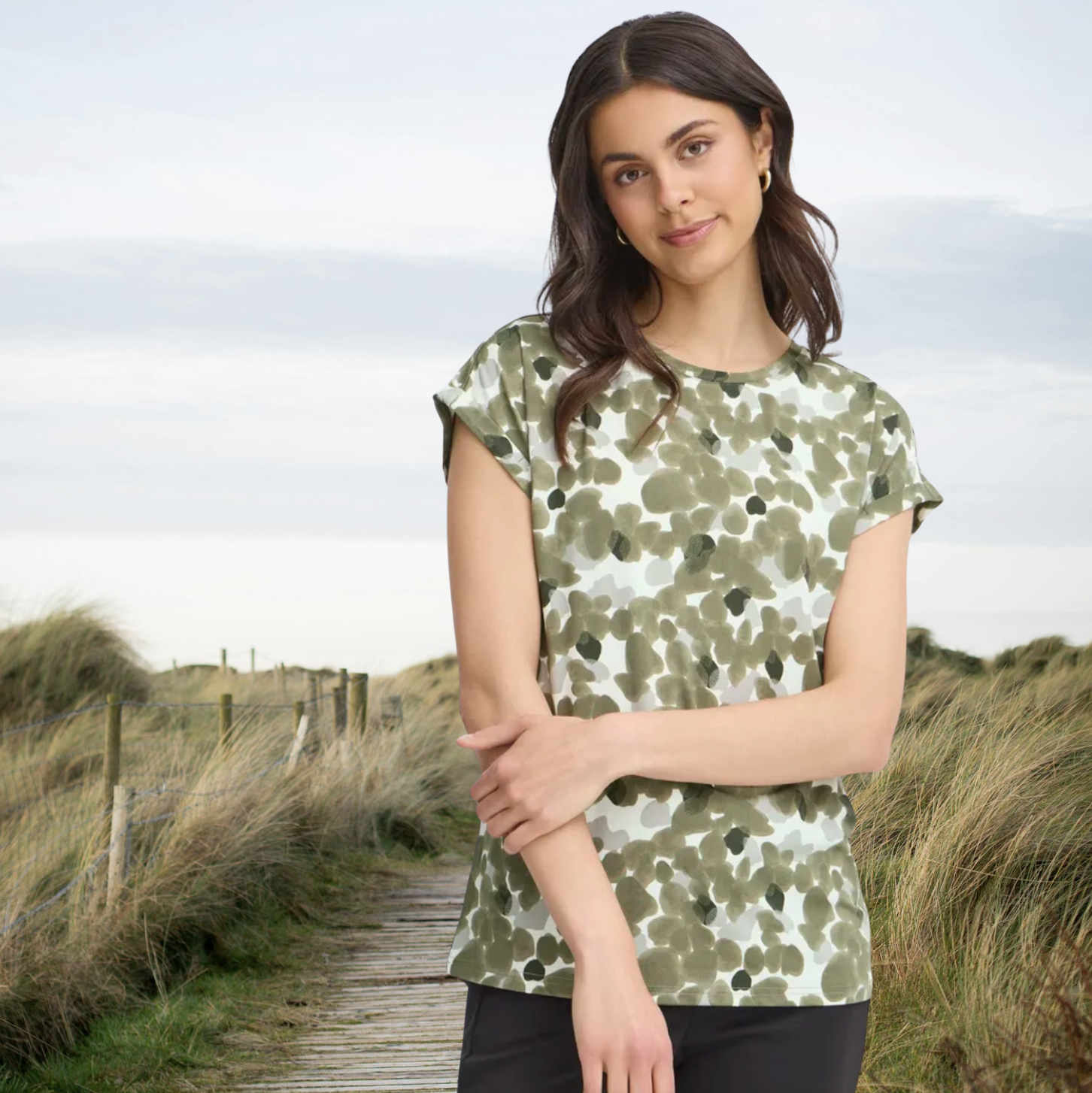 FR - Vera tee - dusty olive