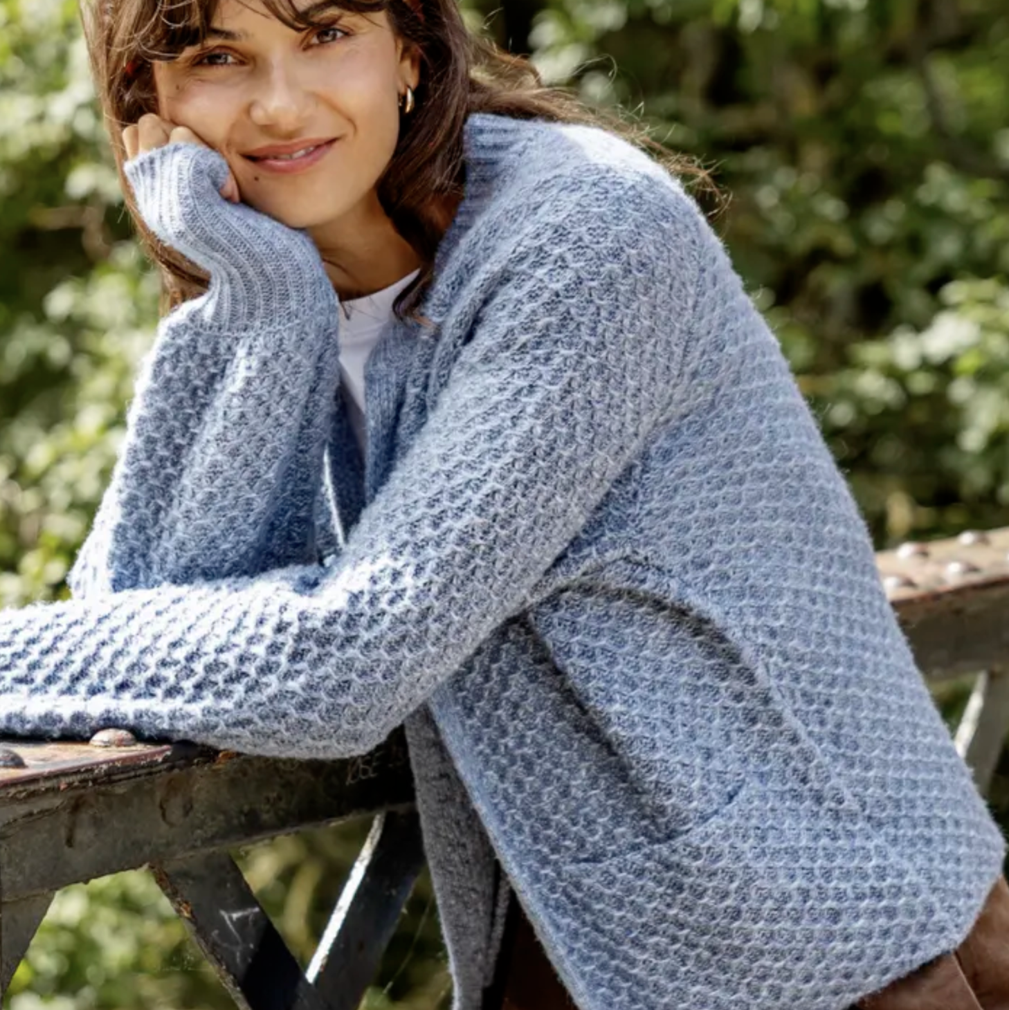 FR - Beverly cardigan - infinity blue