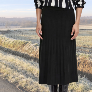 BY - Marlin knit plisse skirt