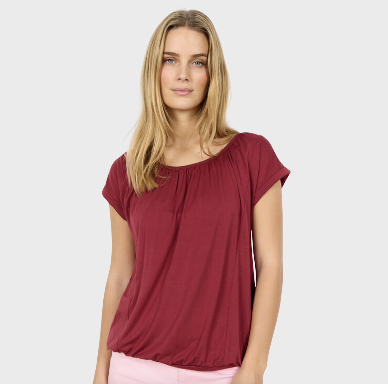 SC - Marica tee - dark red