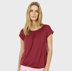 SC - Marica tee - dark red