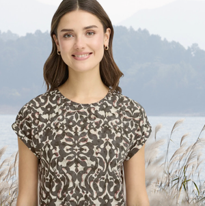 FR - Vera tee - olive boho