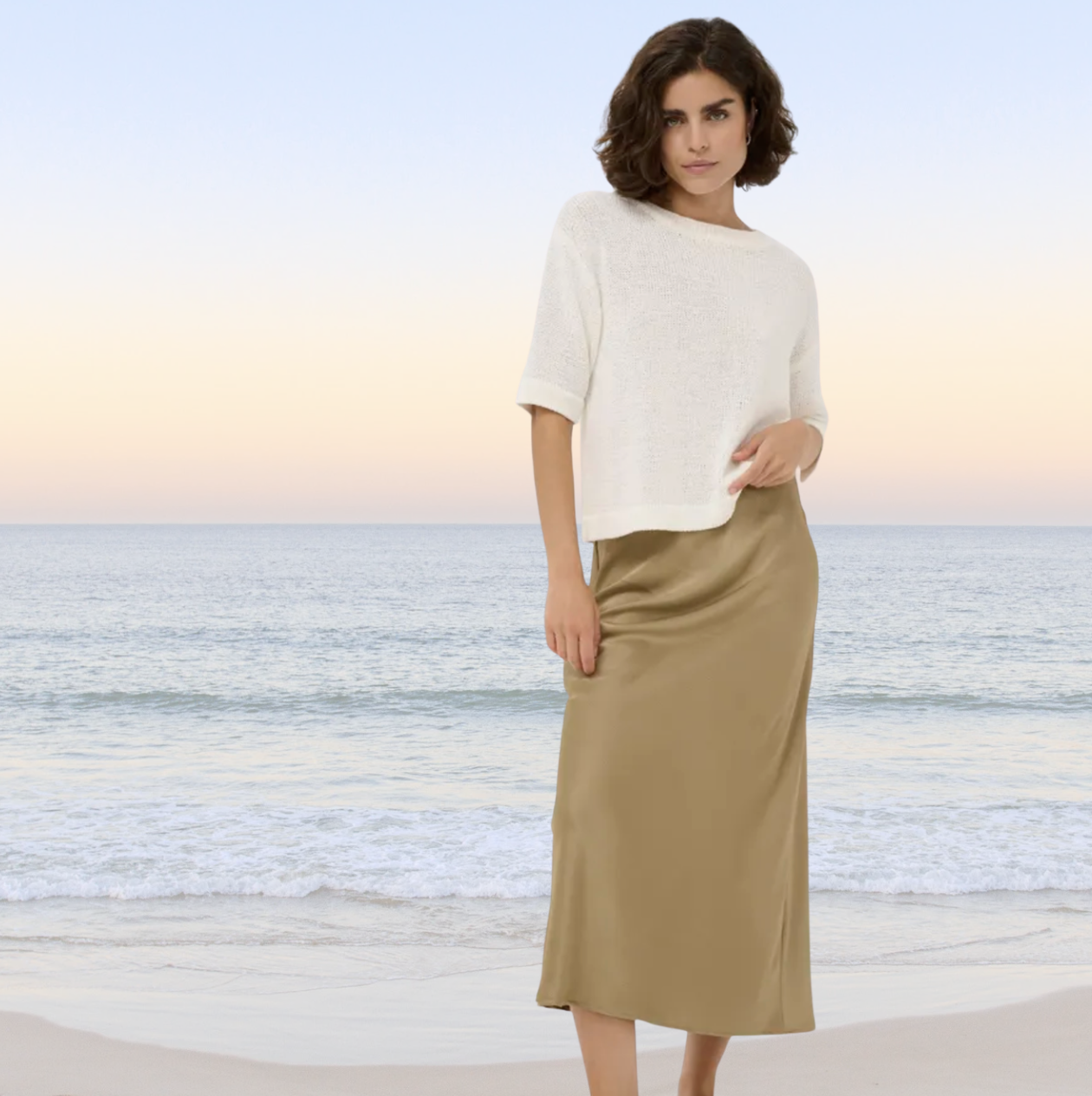 KA - Lotte skirt - petrified oak