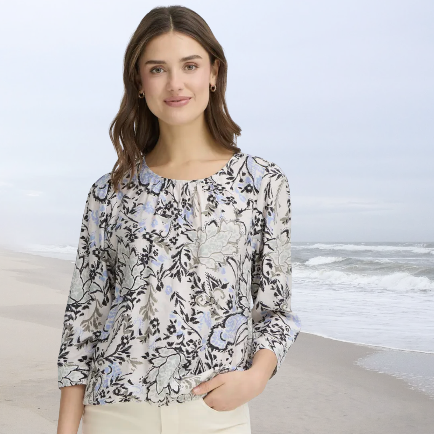 FR - Ariana blouse - bouquet floral