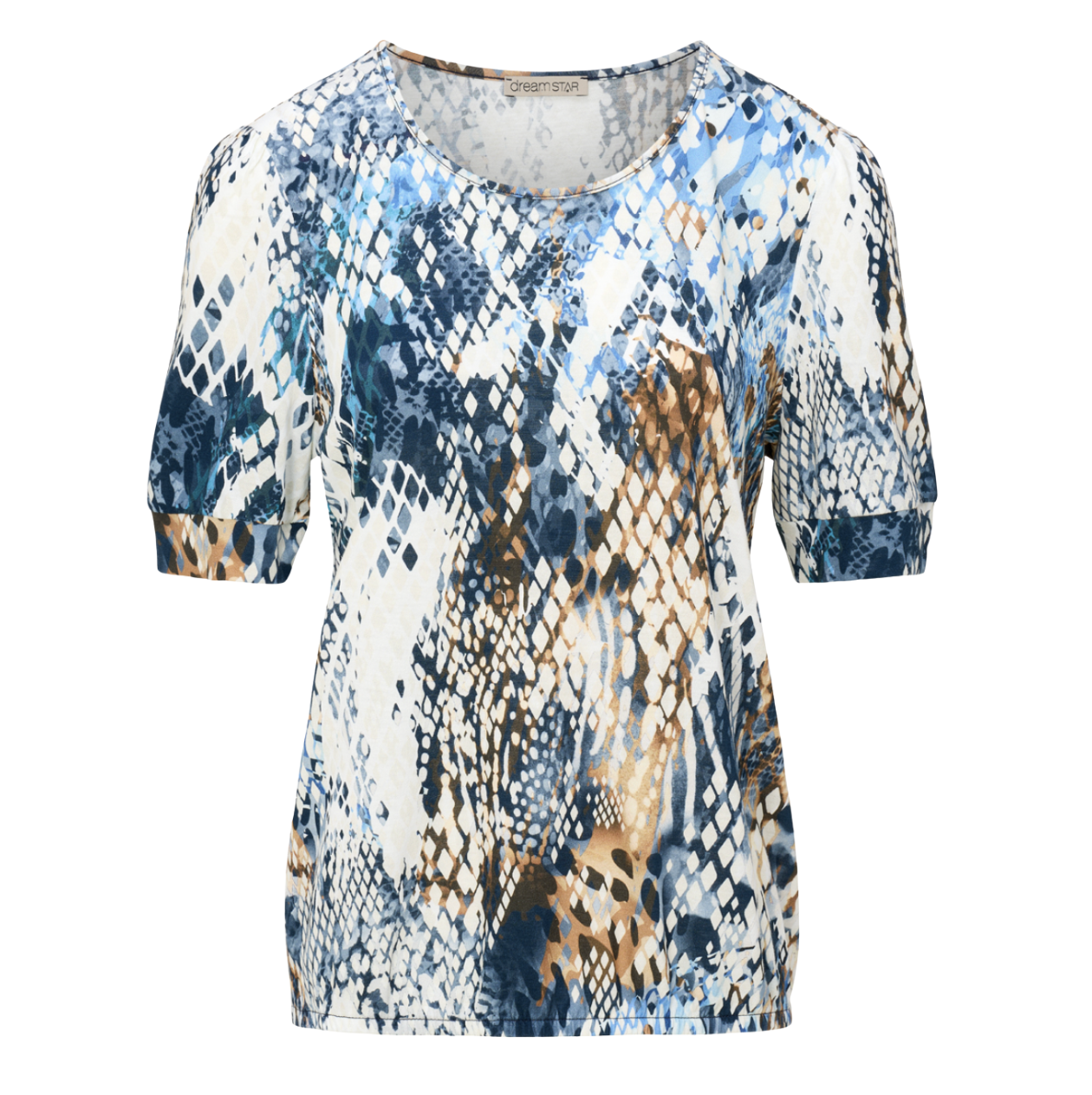 DS - Carino top - indigo print