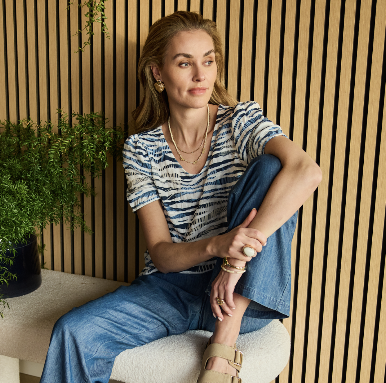 DS - Jolly top - indigo mix