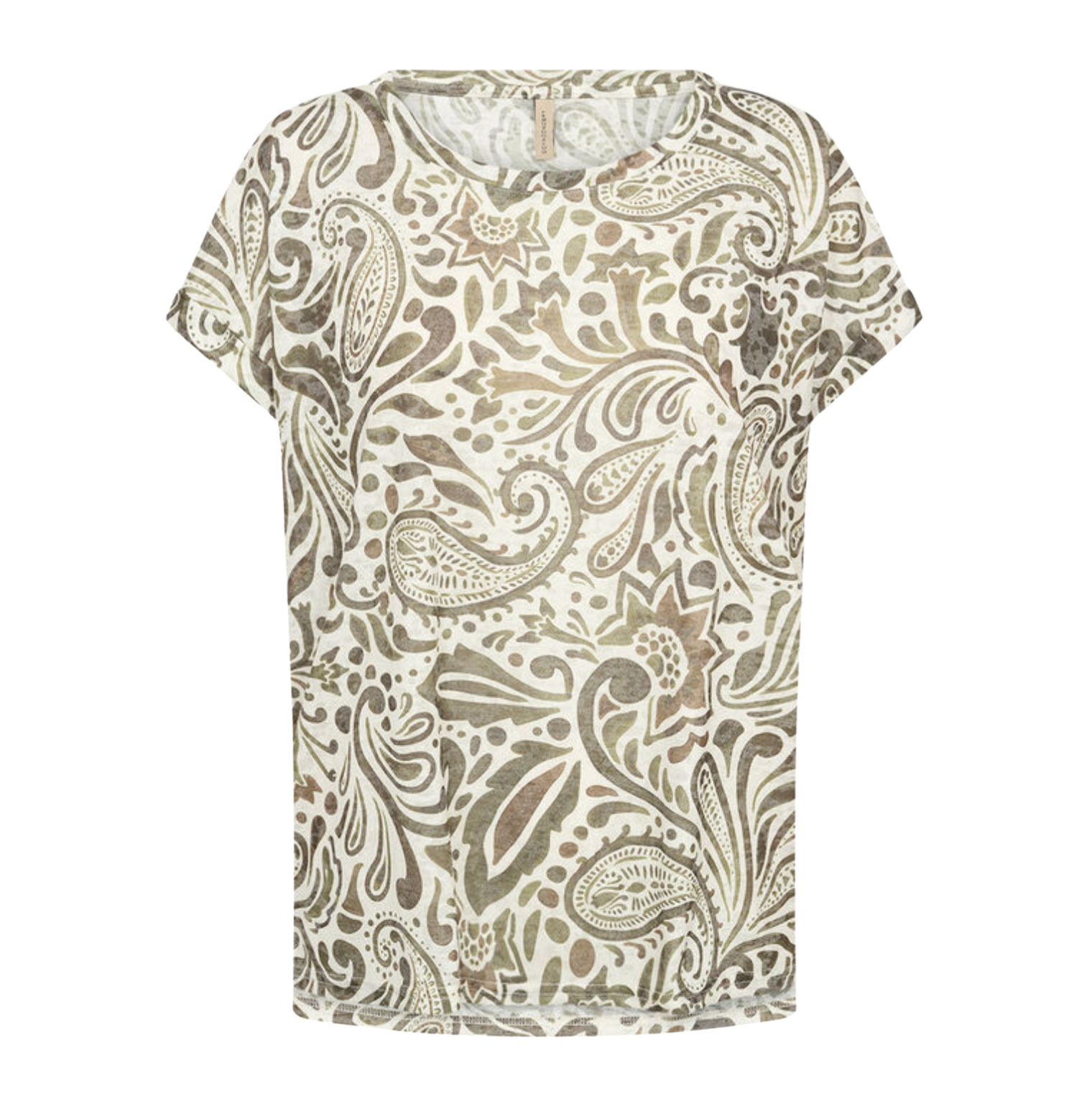 SC - Panike tee - olive/tan combi