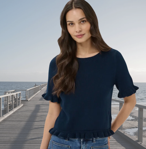 KA - Lindsay knit pullover - navy