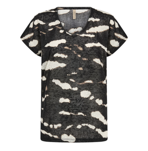 SC - Aretha top - black combi