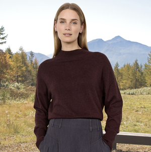 SC - Hannele sweater - chocolate plum
