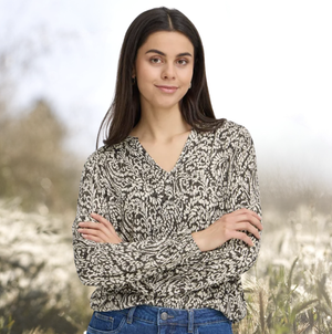 FR - Amy v-neck blouse