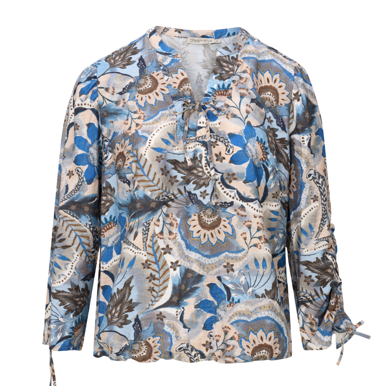 DS - Skylar blouse - cacao floral