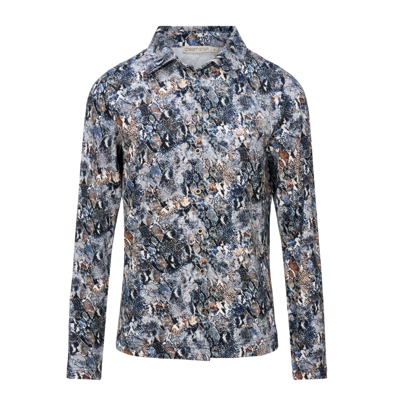 DS - Odette blouse - indigo print