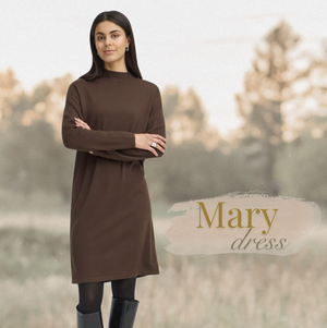 FR - Mary dress - hot fudge