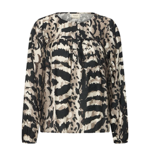 FR - Ariana blouse - abstract driftwood
