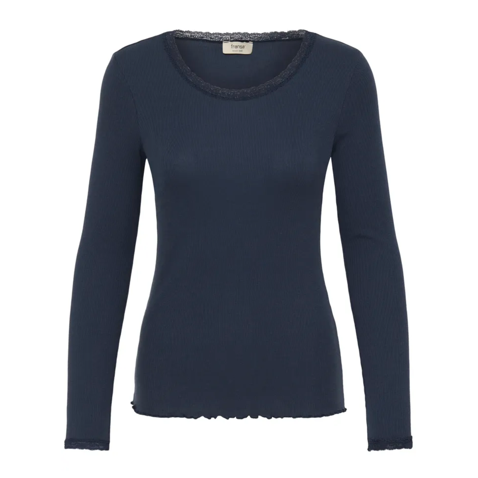 FR - Hizamond longsleeved tee - navy