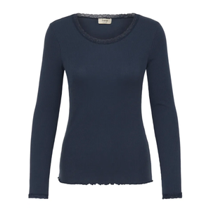 FR - Hizamond longsleeved tee - navy