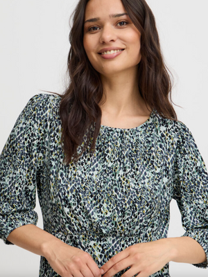 FR - Flora geo print dress