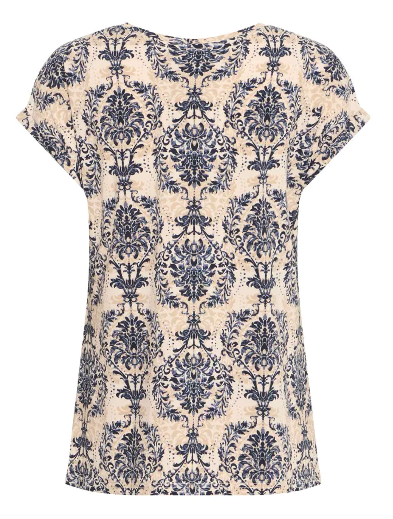 FR - Vera tee - Delft blue print