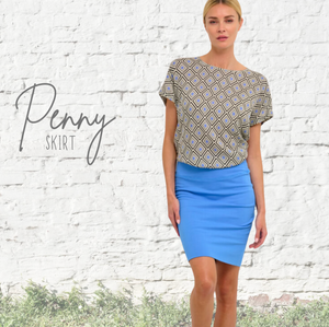 KA - Penny skirt - regatta blue