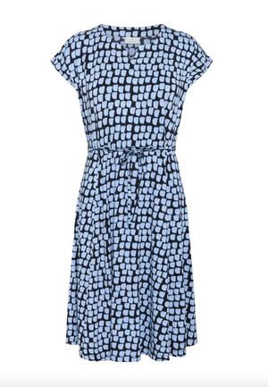 KA  - Bella dress - blue graphic