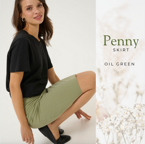 KA - Penny skirt - oil green