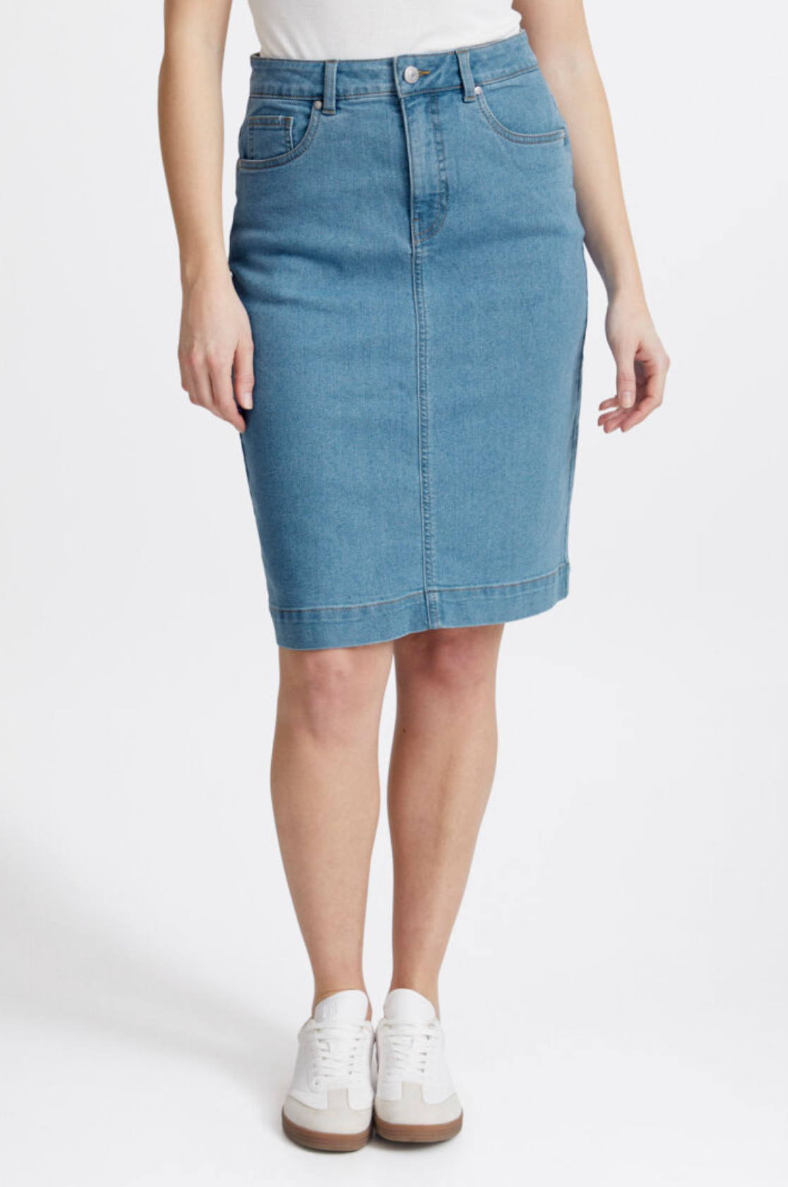 FR - Denima skirt - light wash