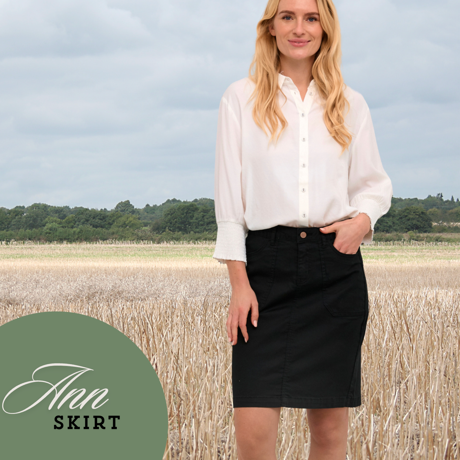 CR - Ann skirt - black