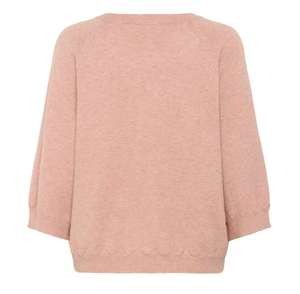 CR - Dela 3/4 sleeve pullover - rose