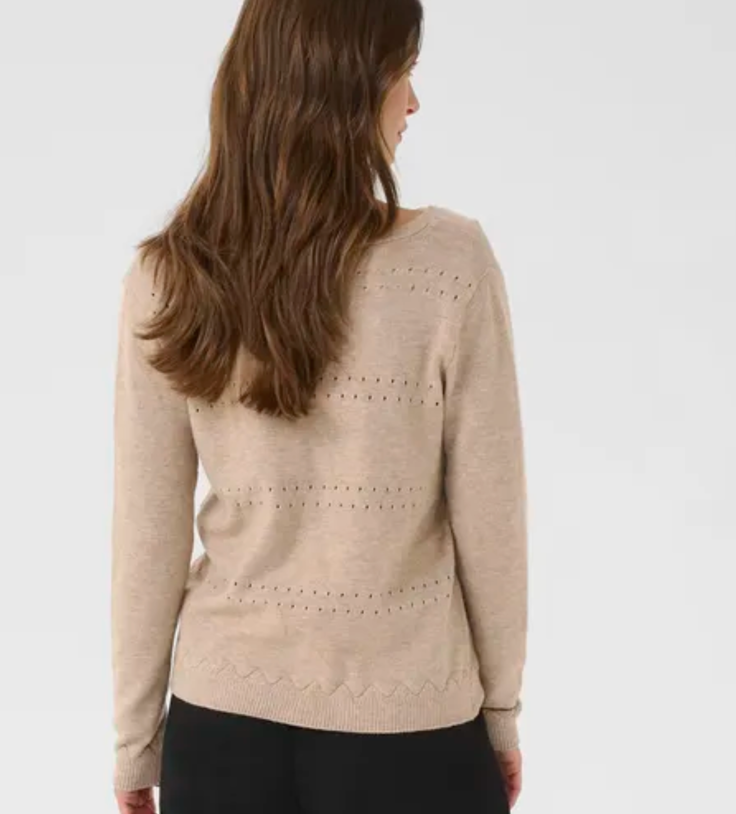 CR - Dela romantic cardigan - cobblestone