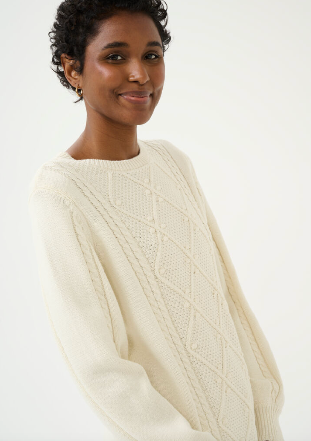 CR - Muka sweater - eggnog