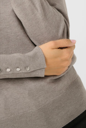 KA - Lizza pullover - elephant skin melange