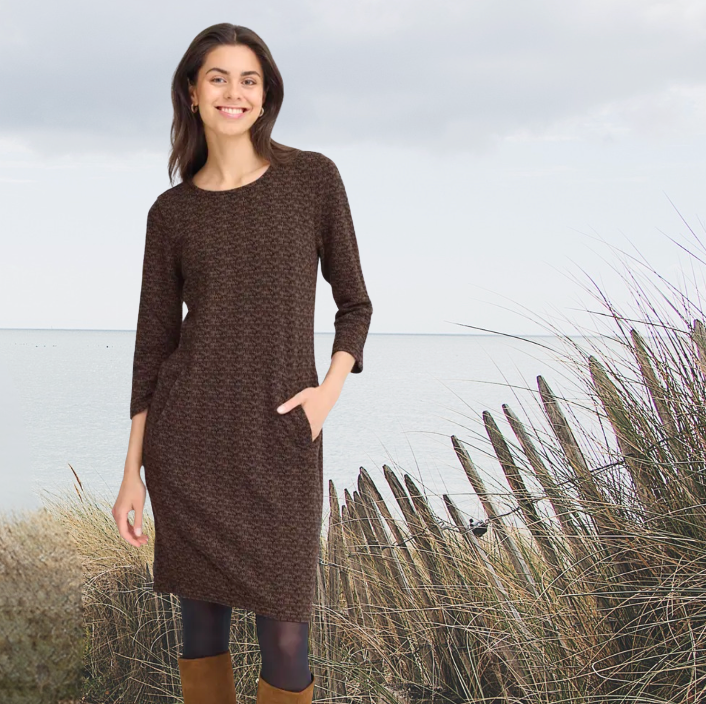 FR - Lelani dress - brown/black