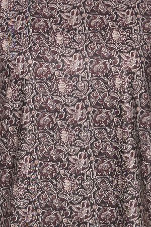 FR - Vera tee - burgundy paisley
