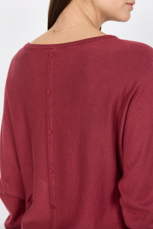SC - Dollie sweater - dark red
