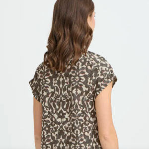 FR - Vera tee - olive boho