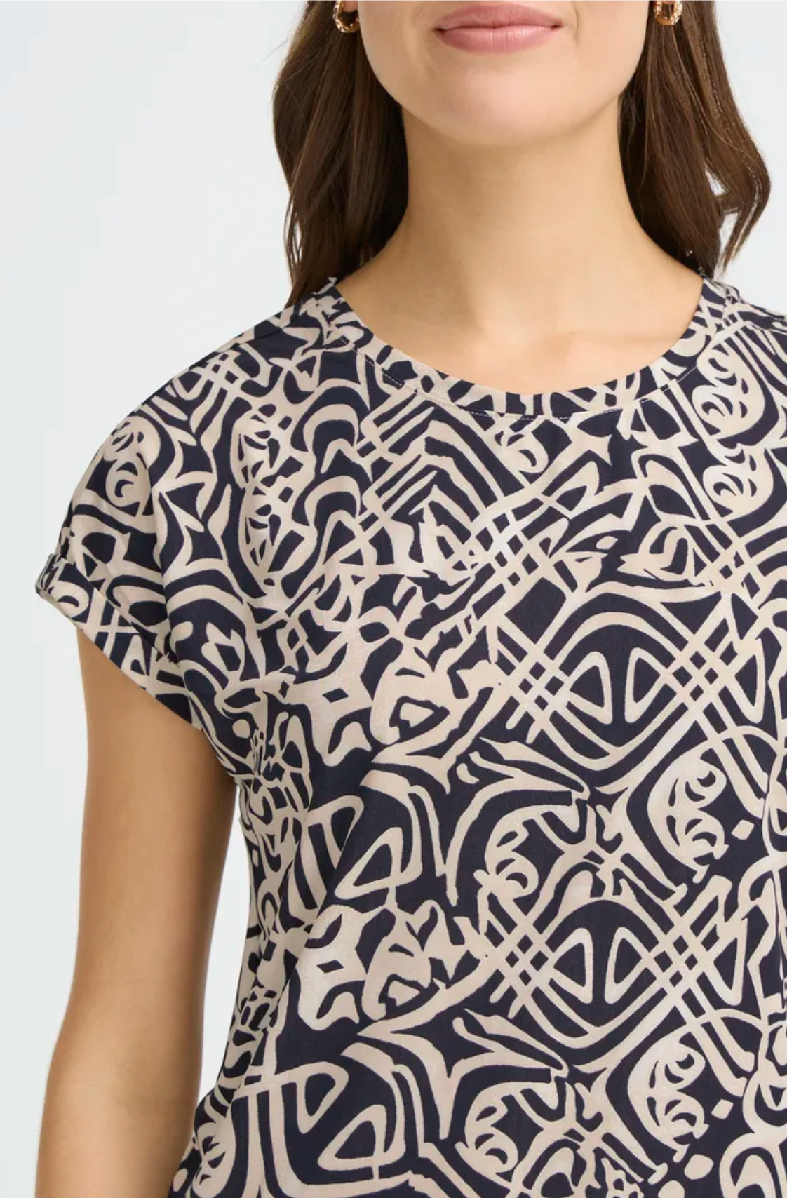 FR - Vera tee - navy lines